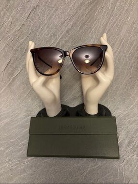 Longchamp Women's LO718S 230 Havana Sunglasses, with cloth & Case